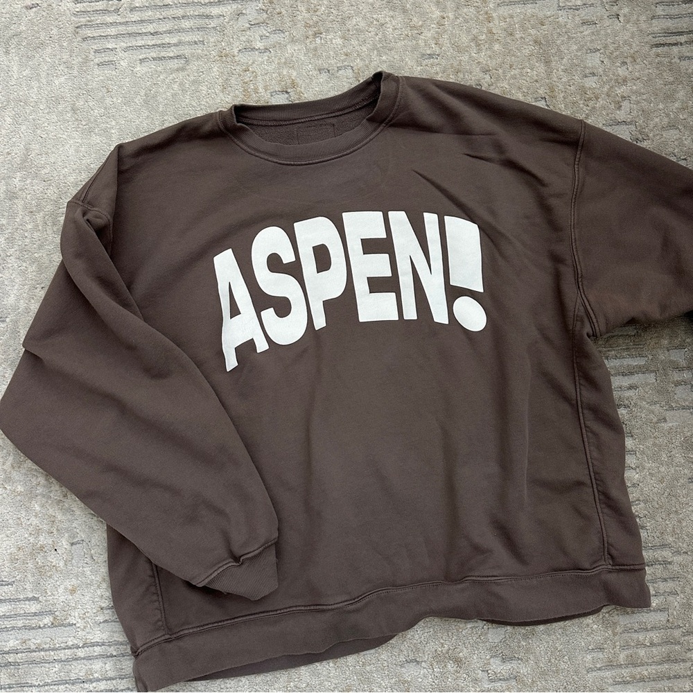 Daily Drills Brown Aspen Sweatshirt